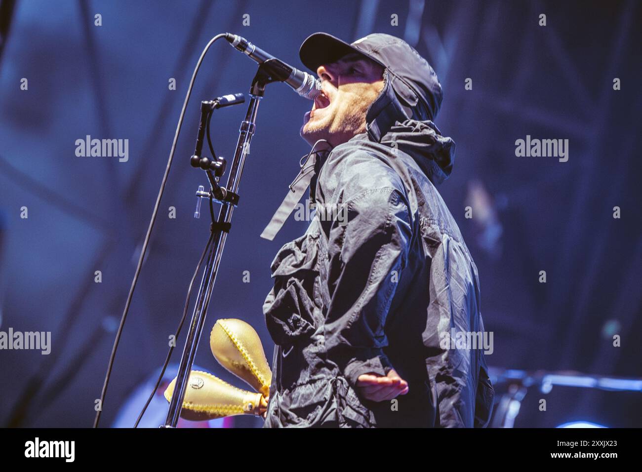 23 août 2024, Leeds, Royaume-Uni : le leader d'oasis Liam Gallagher est en tête d'affiche de la première nuit du Festival de Leeds 2024, alors que des rumeurs circulent que le groupe est sur le point d'annoncer une tournée de retrouvailles. Photo : Thomas Jackson / Alamy Live News Banque D'Images