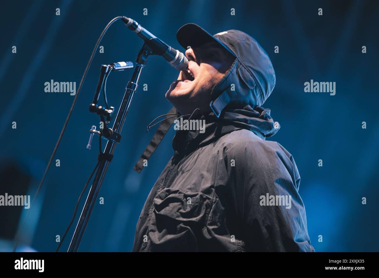 23 août 2024, Leeds, Royaume-Uni : le leader d'oasis Liam Gallagher est en tête d'affiche de la première nuit du Festival de Leeds 2024, alors que des rumeurs circulent que le groupe est sur le point d'annoncer une tournée de retrouvailles. Photo : Thomas Jackson / Alamy Live News Banque D'Images