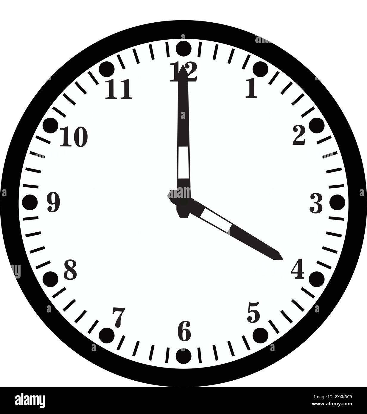 Vector Watch 4:00 Illustration de Vecteur