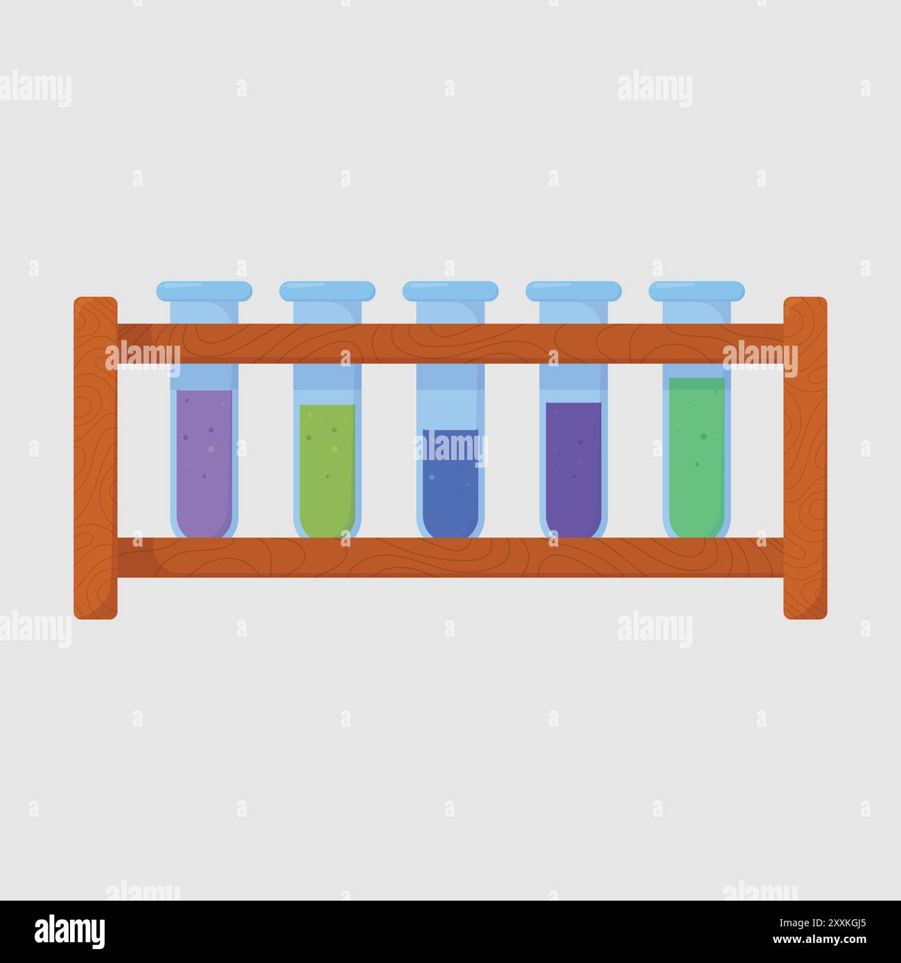 Vecteur d'icône de jeu de tubes à essai. vecteur de chimie de tube à essai. illustration de l'éducation chimique du tube à essai Illustration de Vecteur