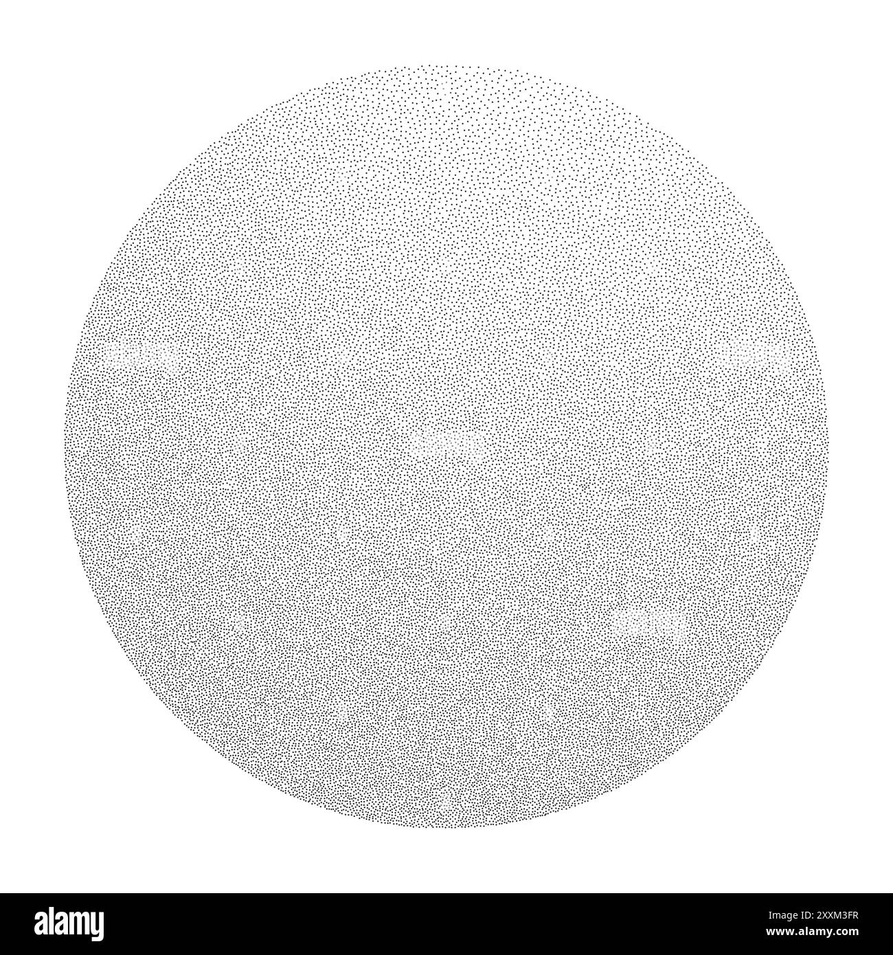 Effet de point de grain de sphère ronde, cercle de bruit aléatoire de sable monochrome. Splater moderne à la mode. Pointillisme à gradient de point. Illustration vectorielle Illustration de Vecteur