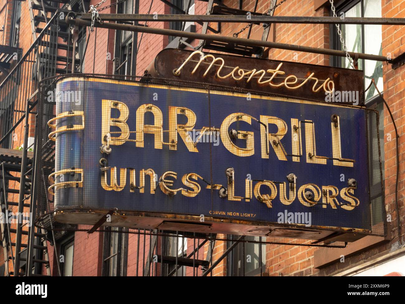 Montero Bar and Grill à Brooklyn Heights NYC Banque D'Images