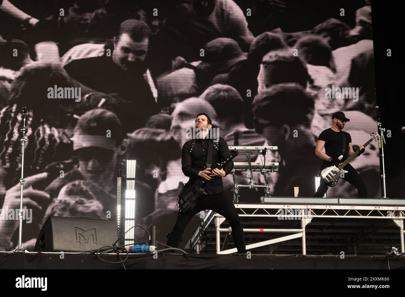 Reading, Berkshire, Royaume-Uni. 25 août 2024. Le pendule fait du bruit sur la scène principale à la lecture. Cristina Massei/Alamy Live News Banque D'Images