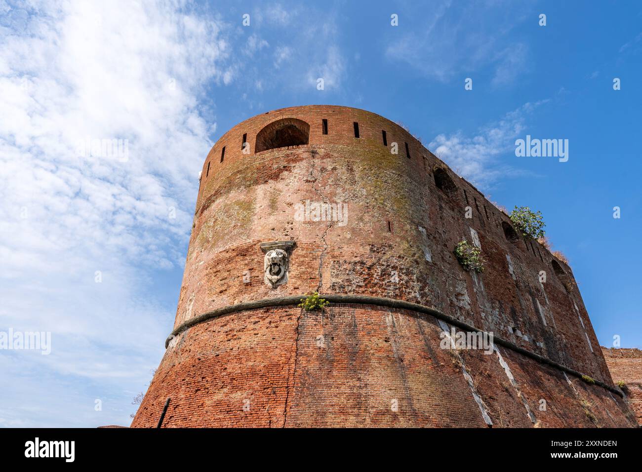 La vieille forteresse de Livourne (italien : Fortezza Vecchia), fort médiéval construit au 14ème siècle par la ville de Pise, Livourne, Italie Banque D'Images