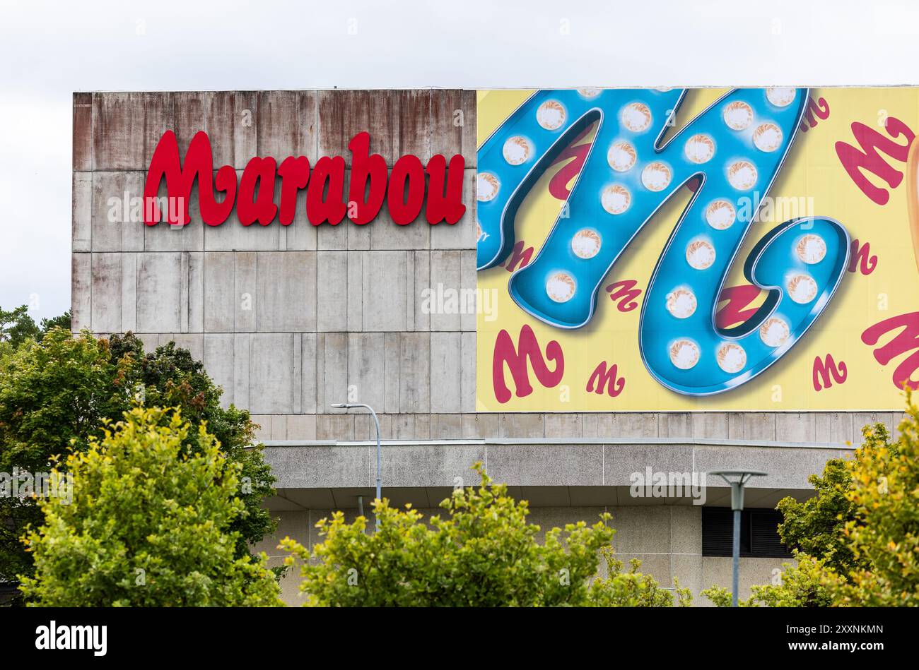 Signes et symboles, Marabou, Mondelez Sverige AB, Upplands Väsby, Suède. Banque D'Images