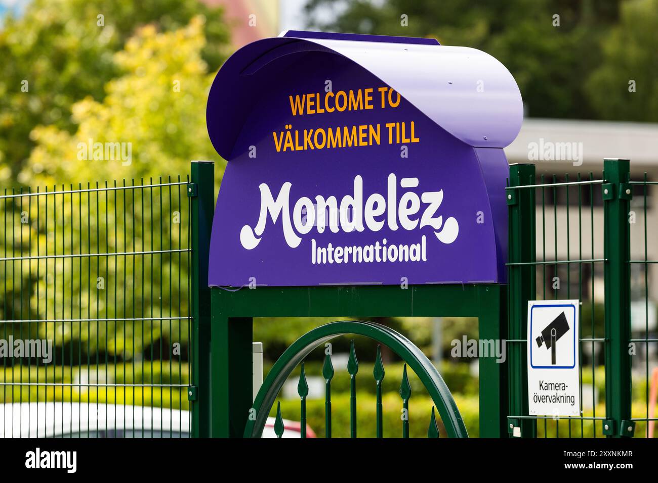 Signes et symboles, Marabou, Mondelez Sverige AB, Upplands Väsby, Suède. Banque D'Images