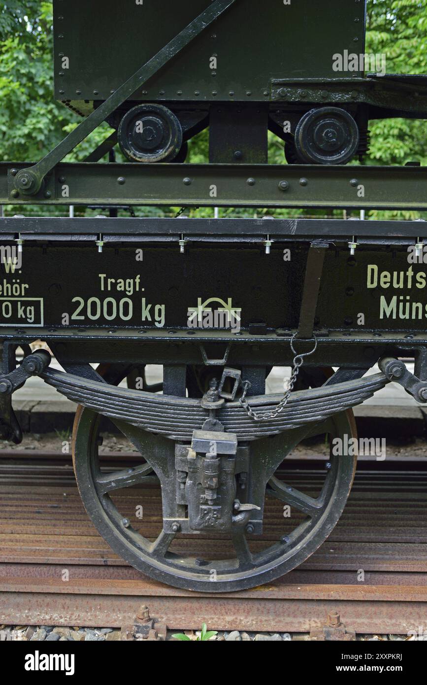 Europe, Allemagne, Aumuehle, Holstein, district du duché de Lauenburg, région métropolitaine de Hambourg, Aumuehle Engine hangar Museum Railway, site en plein air, 2-a Banque D'Images