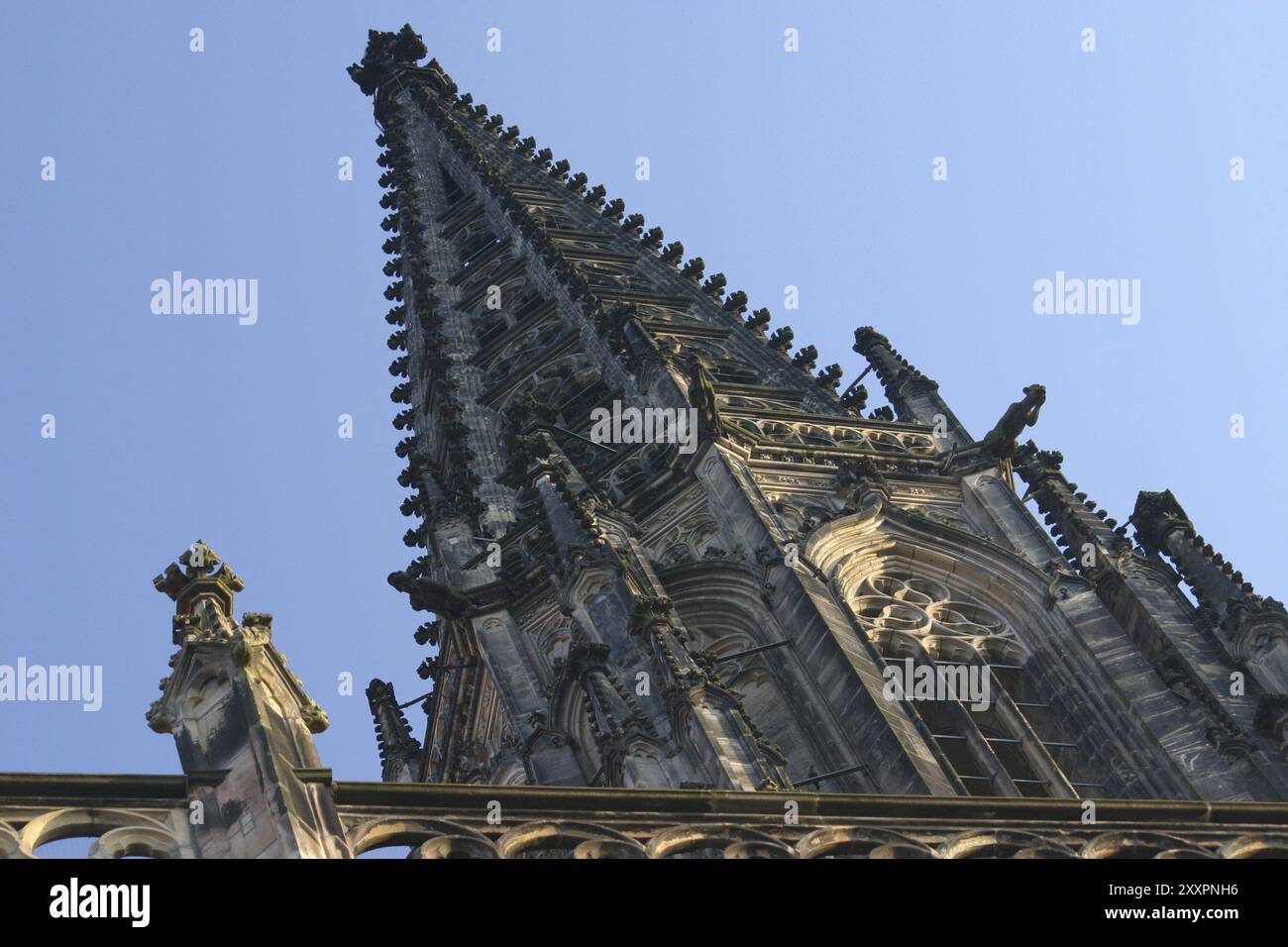 Tour de l'église Lamberti à Muenster Banque D'Images