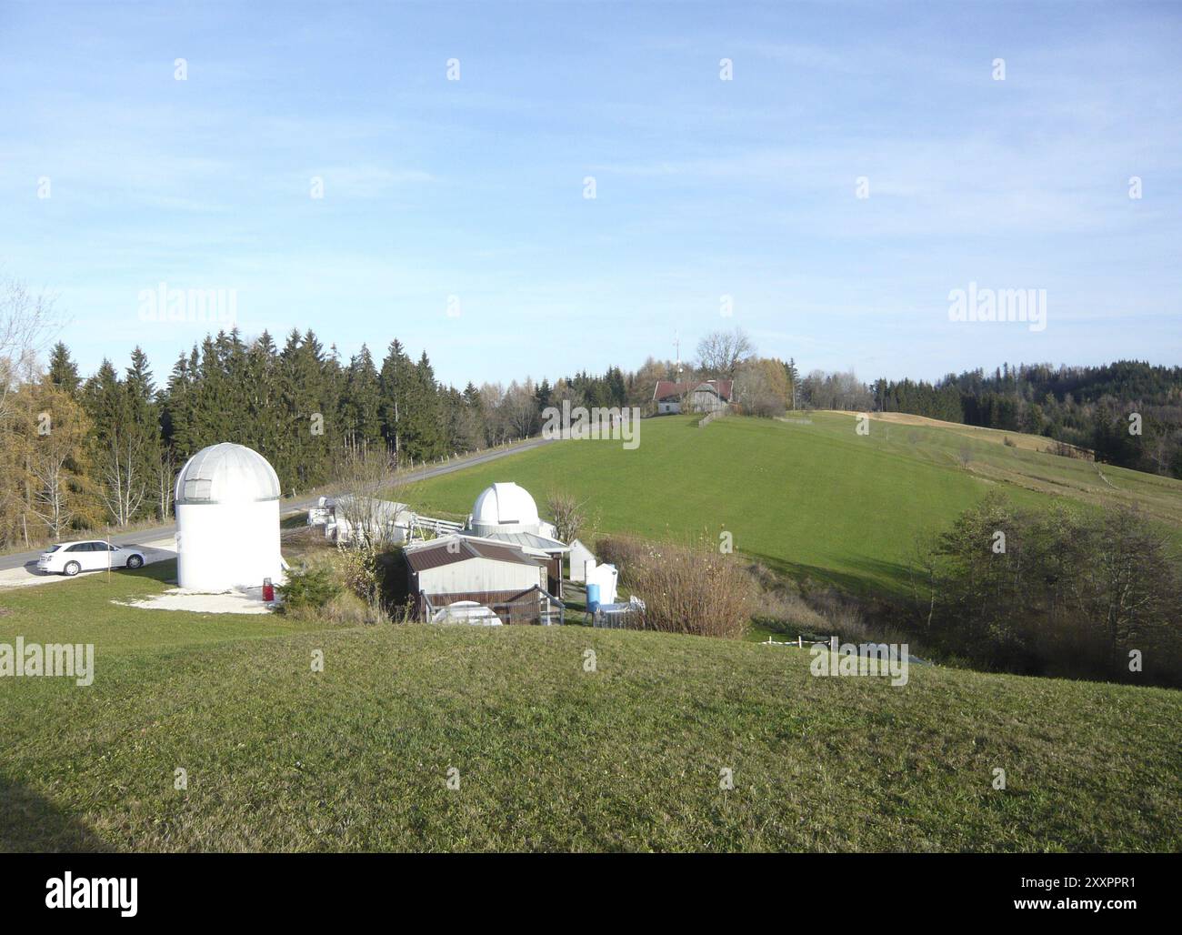 L'observatoire est géré par le Groupe de travail astronomique de Salzkammergut Banque D'Images