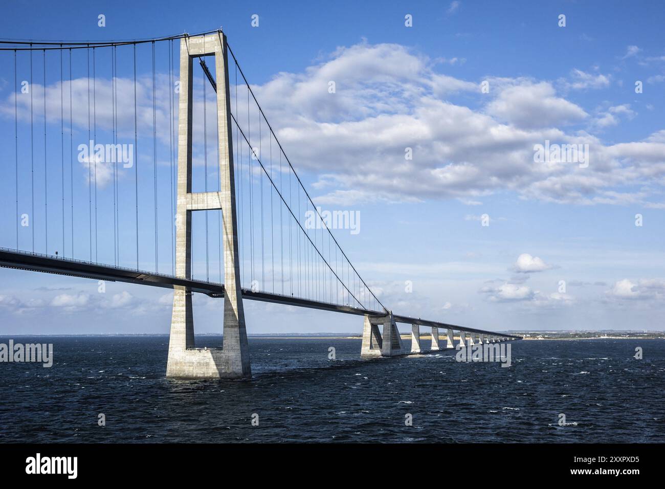 Le pont d'Oeresund entre le Danemark et la Suède Banque D'Images