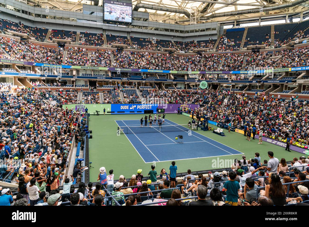 Flushing NY, États-Unis. 24 août 2024. US Open 2024 Arthur Ashe Kids’ Day Banque D'Images Flushing NY, États-Unis. 24 août 2024. US Open 2024 Arthur Ashe Kids’ Day Banque D'Images