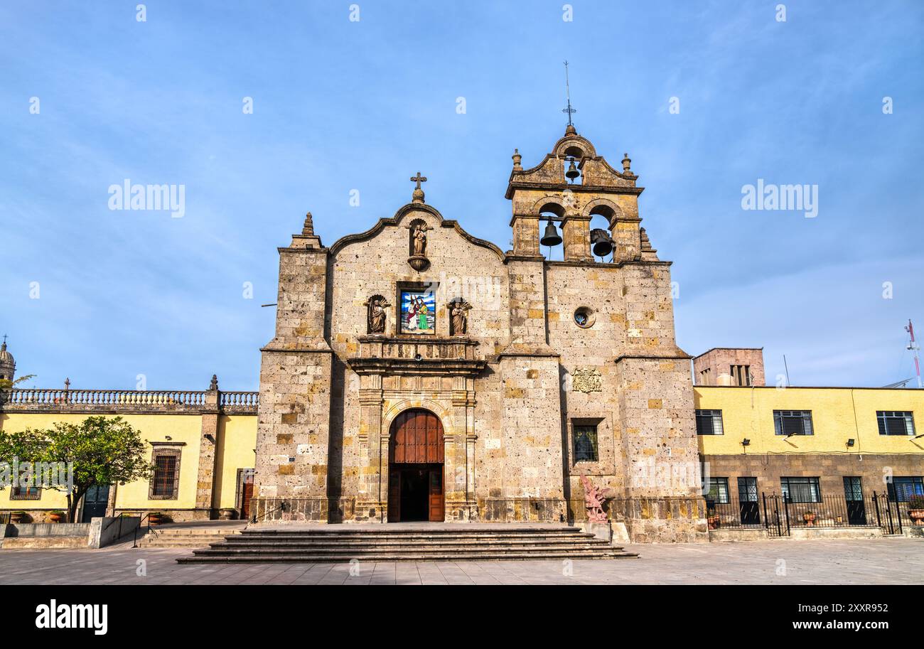 Paroisse de Saint Pierre l'Apôtre à Zapopan près de Guadalajara à Jalisco, Mexique Banque D'Images