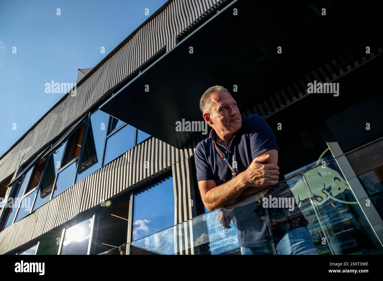 HUNGARORING, HONGRIE - 19 JUILLET : Jos Verstappen, le père de Max Verstappen, lors du Grand Prix de Hongrie à Hungaroring le vendredi 19 juillet 2024 à Mogyorod, Hongrie. (Photo de Michael Potts/BSR Agency) crédit : Orange pics BV/Alamy Live News Banque D'Images