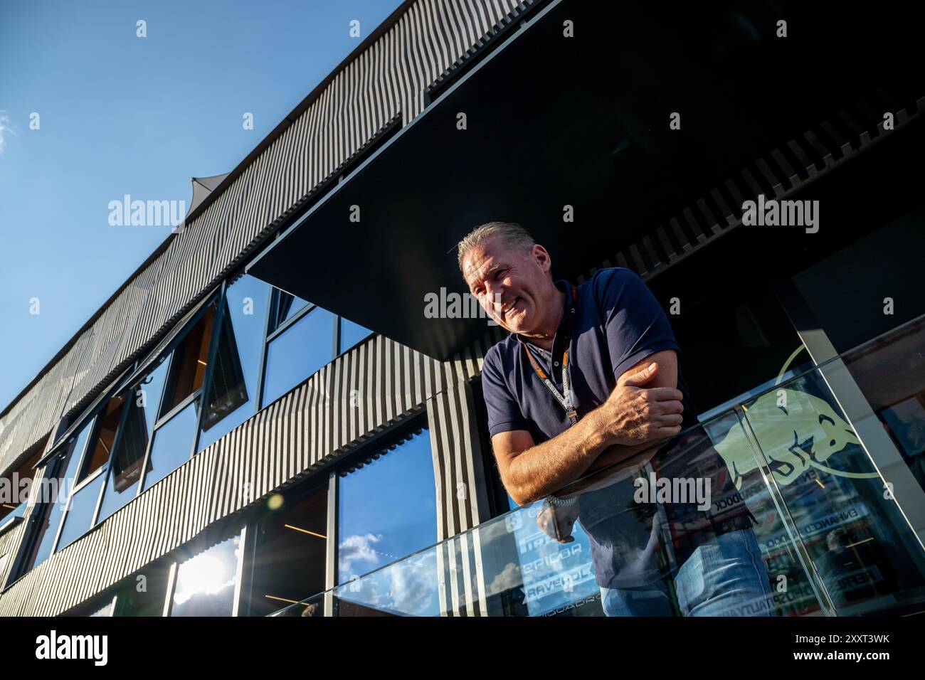 HUNGARORING, HONGRIE - 19 JUILLET : Jos Verstappen, le père de Max Verstappen, lors du Grand Prix de Hongrie à Hungaroring le vendredi 19 juillet 2024 à Mogyorod, Hongrie. (Photo de Michael Potts/BSR Agency) crédit : Orange pics BV/Alamy Live News Banque D'Images