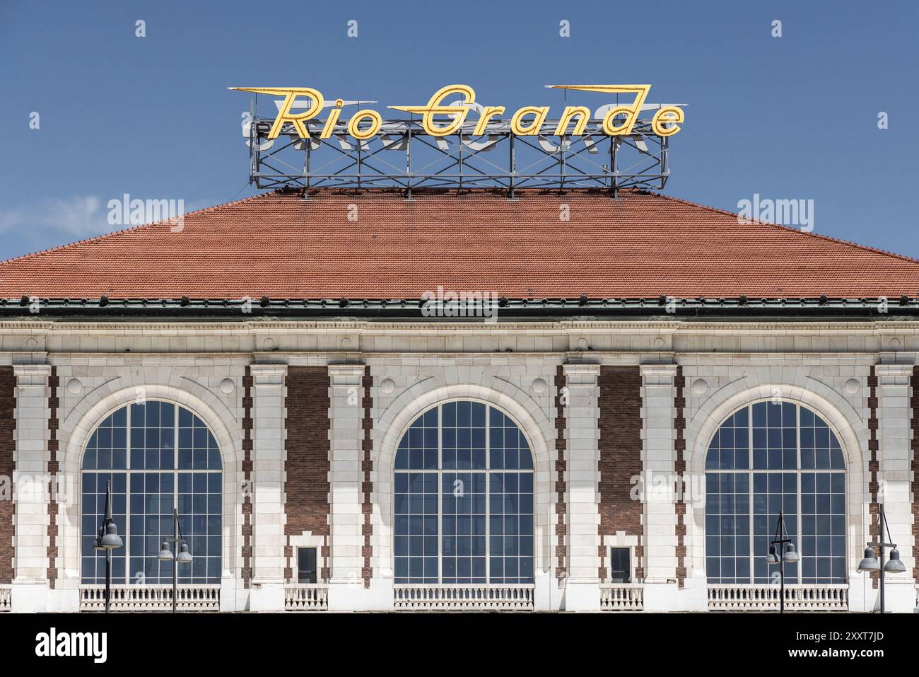 L'ancienne gare de Rio Grande à Salt Lake City Banque D'Images