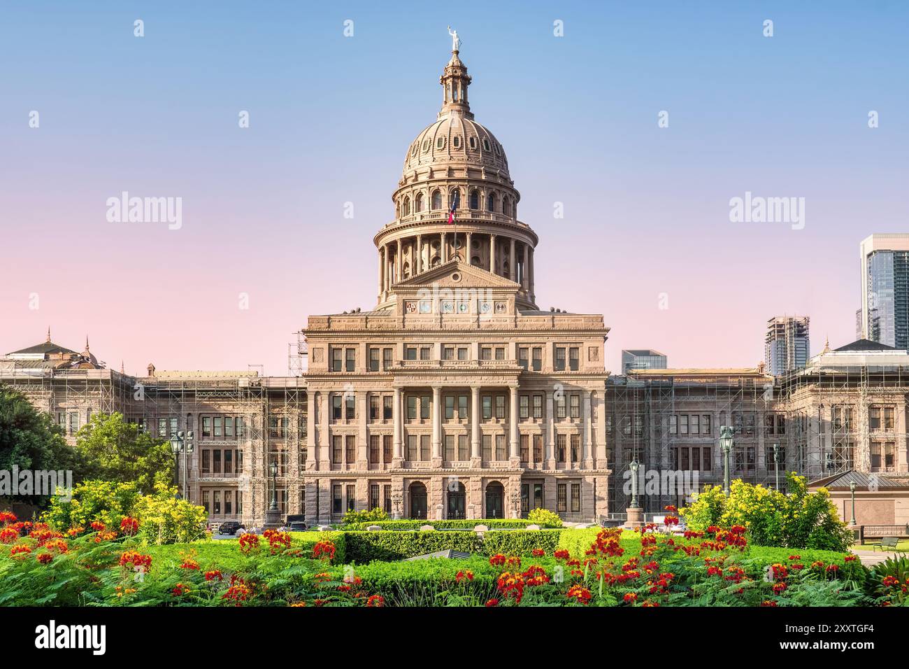 Texas State Capitol à Austin, Texas, États-Unis. Banque D'Images