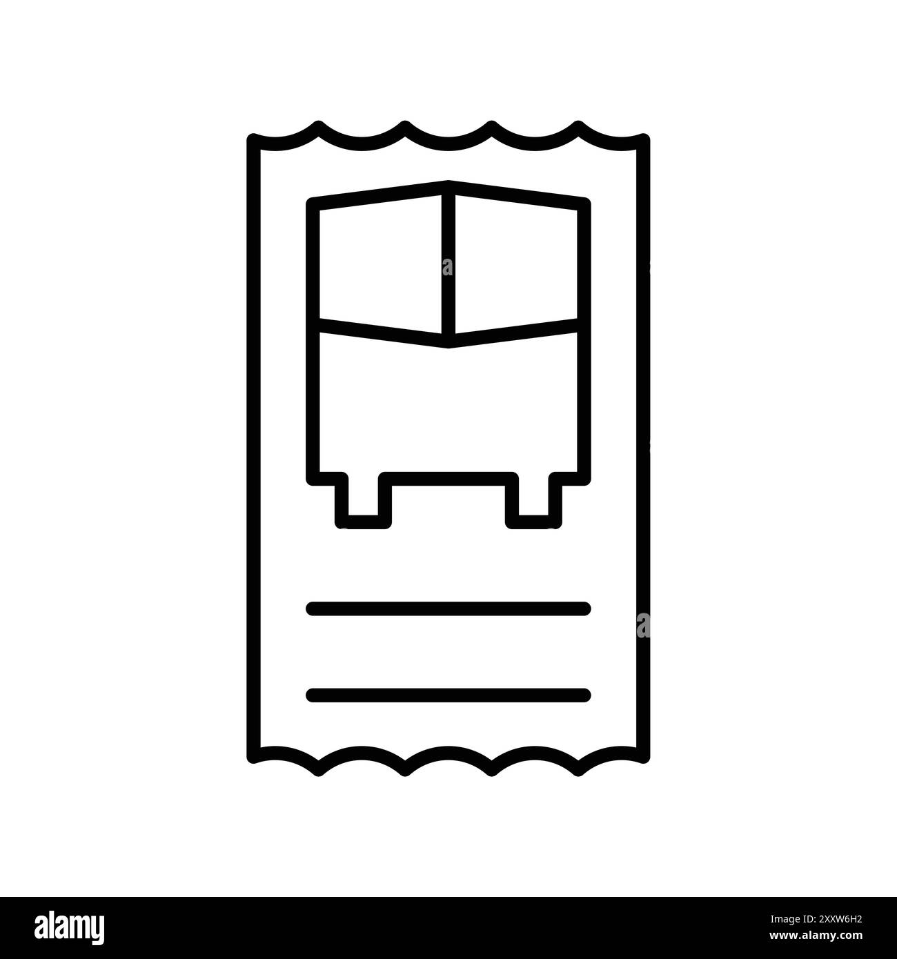 Icône de ticket de bus Flat Set dans le vecteur de contour de couleur noir et blanc Illustration de Vecteur Icône de ticket de bus Flat Set dans le vecteur de contour de couleur noir et blanc Illustration de Vecteur