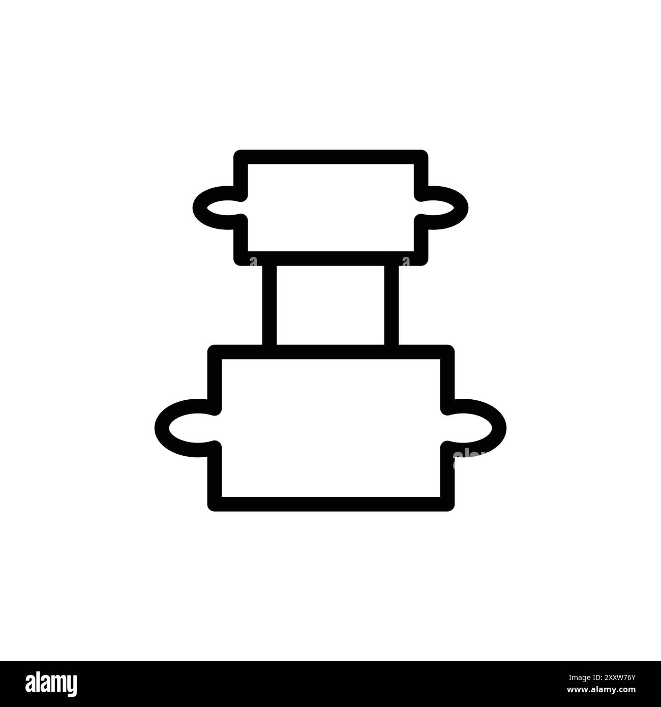 Collection d'ensemble de logo de conception Web d'icône de hernie dans le vecteur plat Illustration de Vecteur
