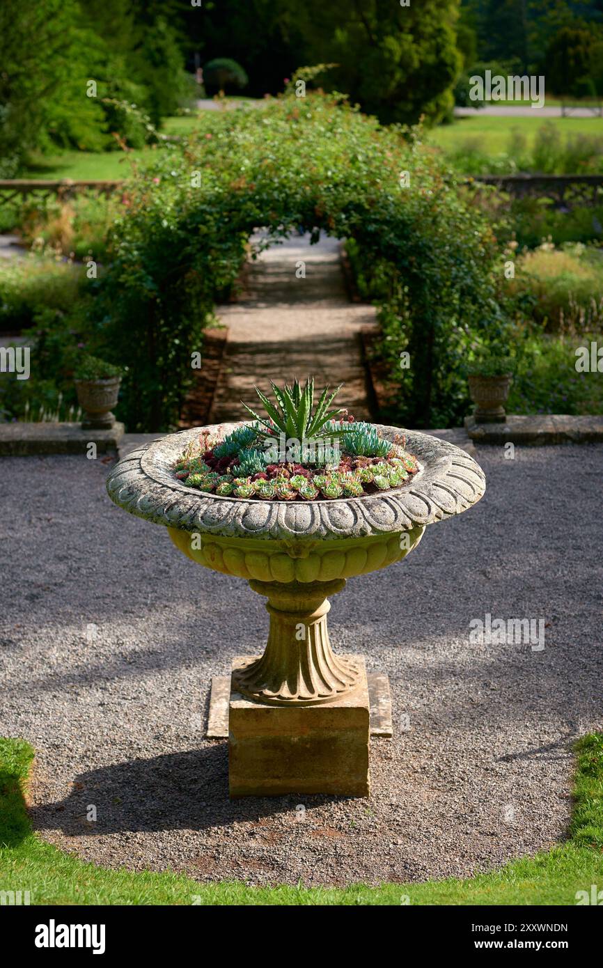jardin dans le parc Banque D'Images