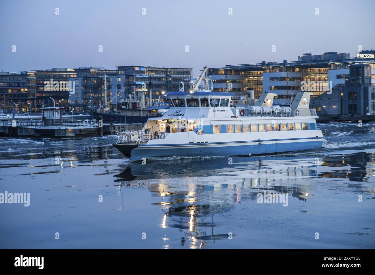 Gothenburg, Suède, 21 janvier 2011 : le ferry de passagers, Europe Banque D'Images