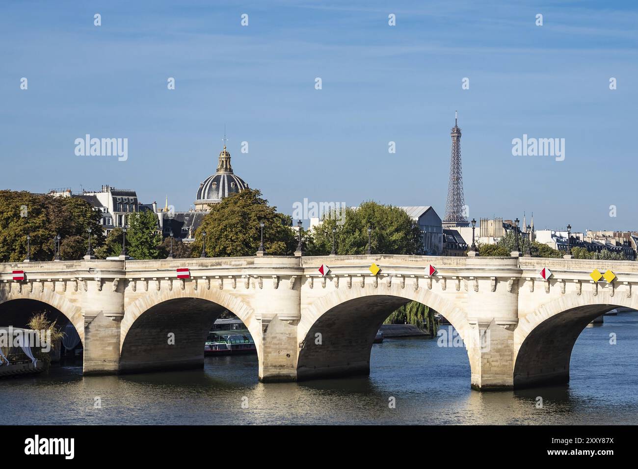 Vue du pont neuf à Paris, France, Europe Banque D'Images