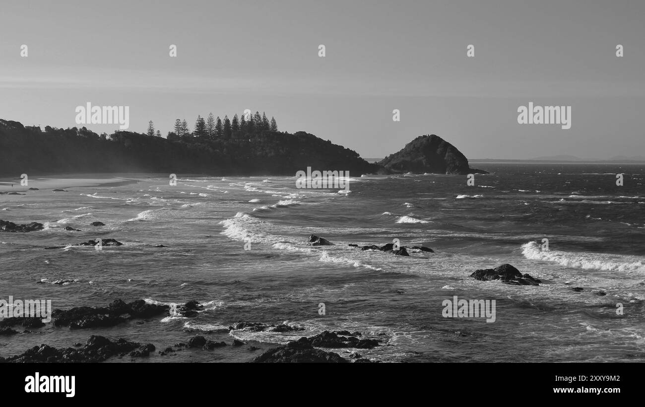 Côte Pacifique à Port Macquarie, Australie. Flynn's Beach Banque D'Images