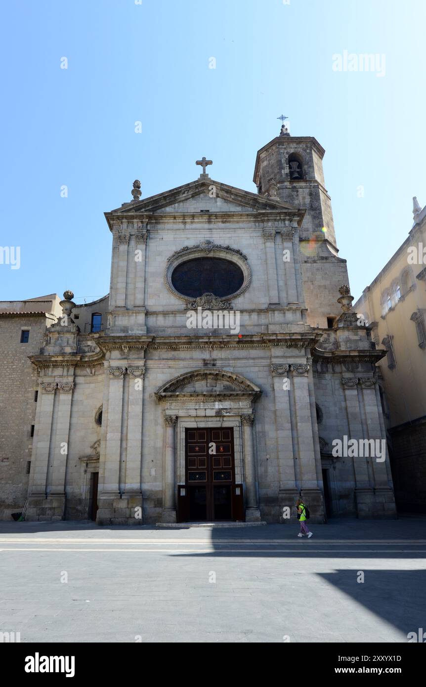 Basilique notre-Dame de la Miséricorde à Barcelone, Espagne. Banque D'Images