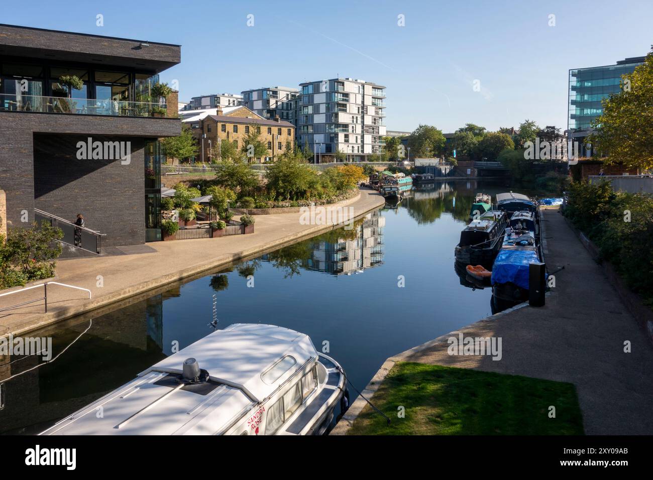 Regent's canal, arrondissement de Camden, Londres, Royaume-Uni Banque D'Images