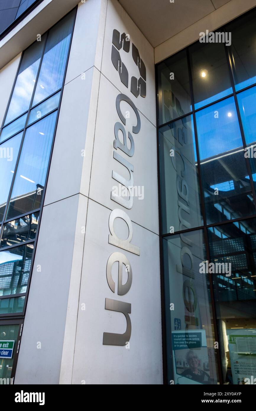 Siège de Camden, 5 Pancras Square, Camden Council, Londres, Royaume-Uni Banque D'Images
