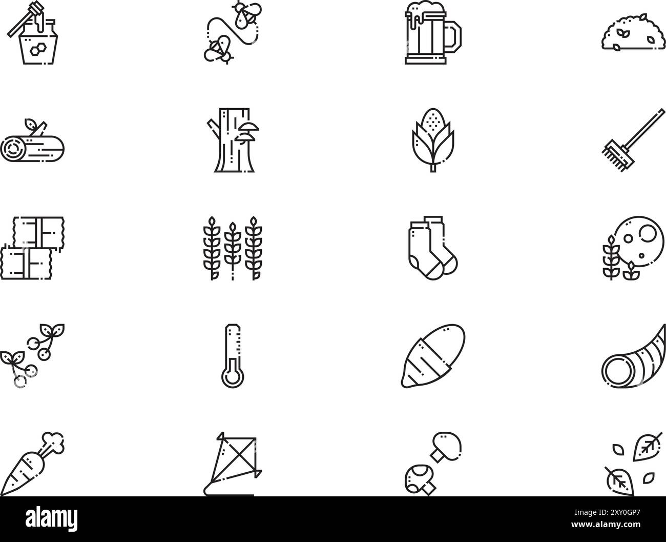 Collection d'icônes d'automne est une illustration vectorielle avec trait modifiable. Illustration de Vecteur Collection d'icônes d'automne est une illustration vectorielle avec trait modifiable. Illustration de Vecteur