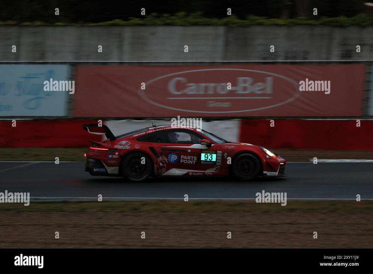 #93 Yannick Redant (bel), Ayrton Redant (bel), Kenneth Heyer (GER), Kobe de Breucker (bel), Porsche 992 GT3 Cup, Team : REDANT RACING (bel) Motorsport, 24 Stunden Rennen Zolder, Belgien, 24.08.2024 Foto : Eibner-Pressefoto/Juergen Augst Banque D'Images