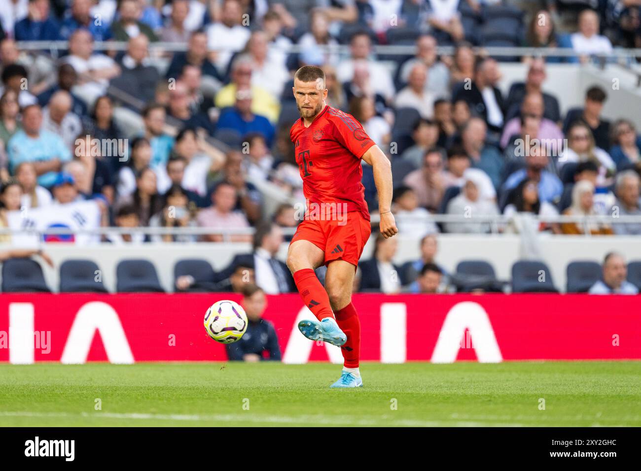 Londres, Angleterre. 10 août 2024. Eric Dier du Bayern Munich vu lors du club de football amical entre Tottenham Hotspur et Bayern Munich au Tottenham Hotspur Stadium à Londres. Banque D'Images