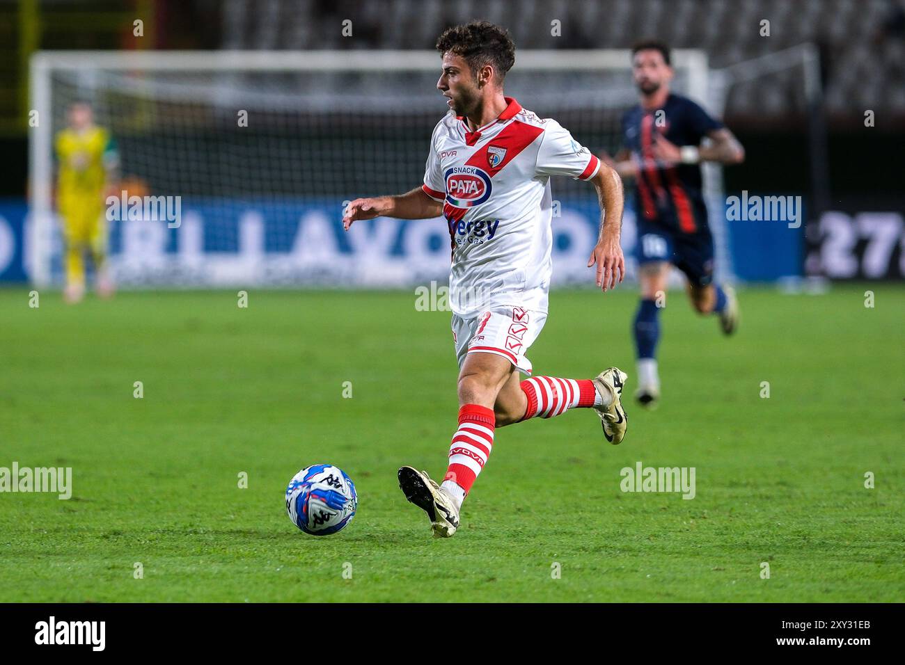 Francesco Ruocco de Mantova 1911 lors du match du championnat italien de football Serie B entre Mantova 1911 et Cosenza Calcio 1914 à Danilo Banque D'Images