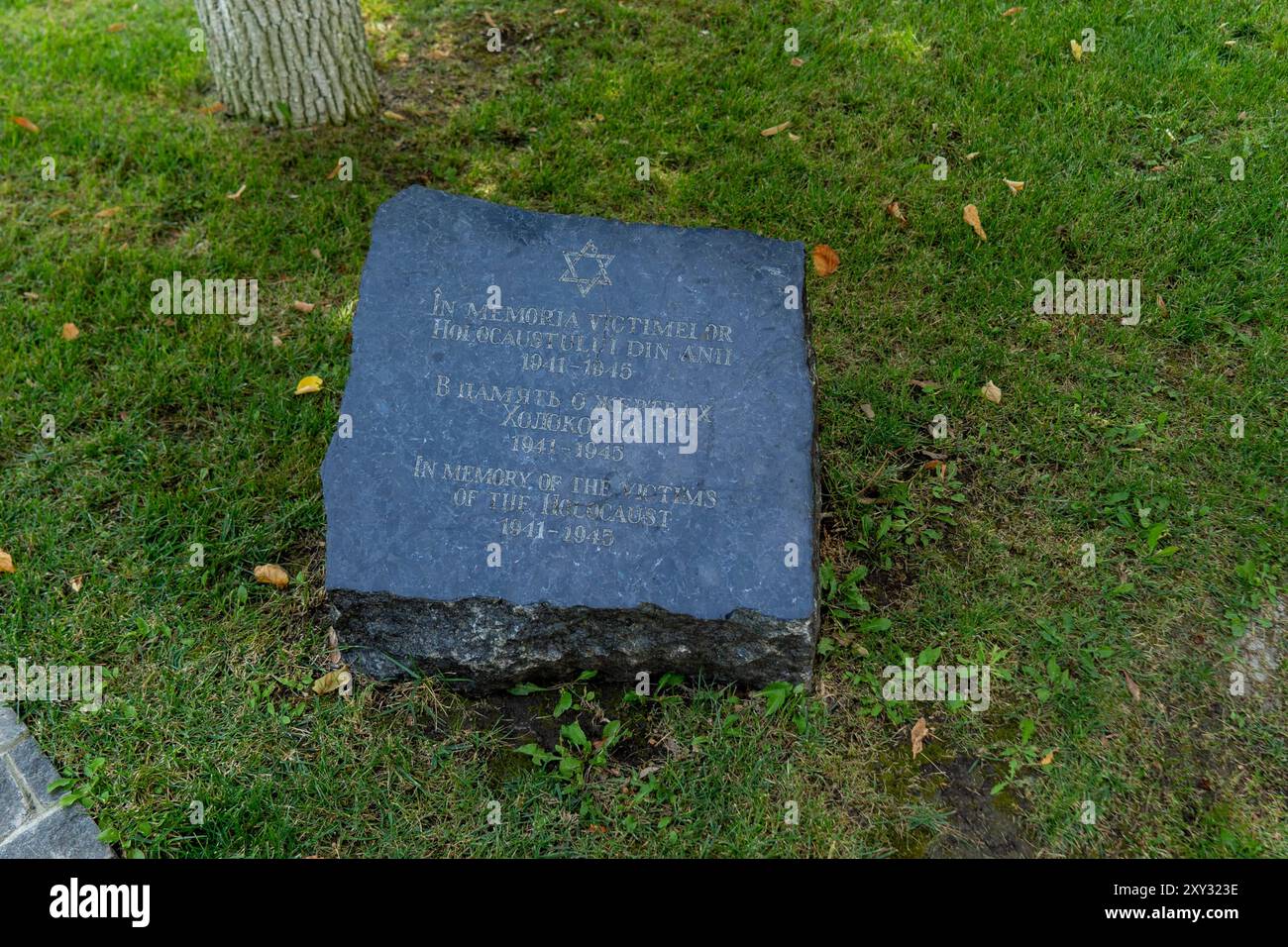 Orhei, Republik Moldau 27. Août 2024 : Zeitgeschehen Republik Moldau - 2024 Im Bild : Denkmal an den Holocaust, Strada Vasile Lupu Orhei *** Orhei, République de Moldova 27 août 2024 actualité République de Moldova 2024 en photo Mémorial de l'Holocauste, Strada Vasile Lupu Orhei Copyright : xFotostandx/xNiewelerx Banque D'Images