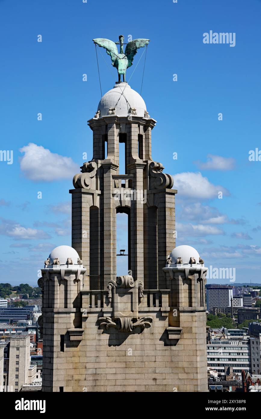 Bertie the Liver Bird, Royal Liver Building, Liverpool Banque D'Images