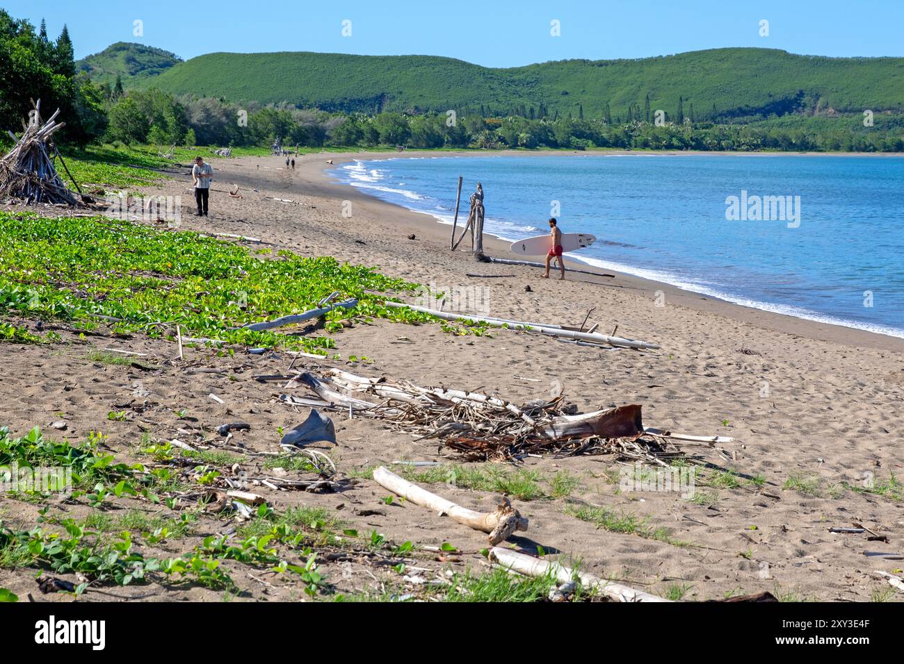 Plage de la Roche percée, Nouvelle-Calédonie Banque D'Images