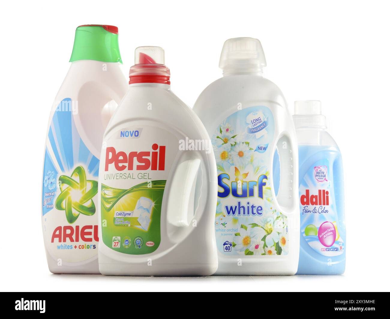 Bien que l'industrie mondiale du savon et des détergents compte environ 700 entreprises, elle reste très concentrée, les 50 premières entreprises détenant près de 90 pe Banque D'Images