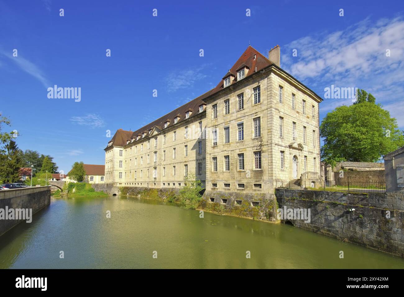 Dole vieil hôpital militaire maintenant lycée, Dole, vieil hôpital militaire et maintenant lycée Banque D'Images