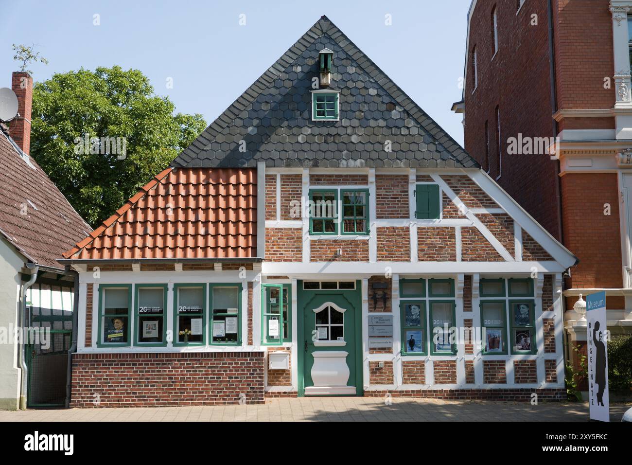 Musée Joachim Ringelnatz, Ritzebuettel, Cuxhaven, basse-Saxe Banque D'Images