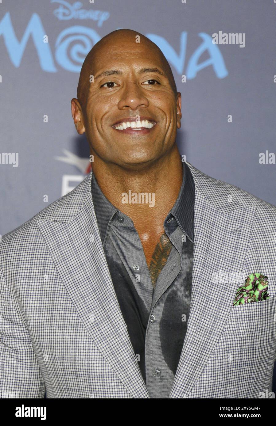 Dwayne Johnson à l'AFI FEST 2016 première de 'Moana' au El Capitan Theatre à Hollywood, États-Unis le 14 novembre 2016 Banque D'Images