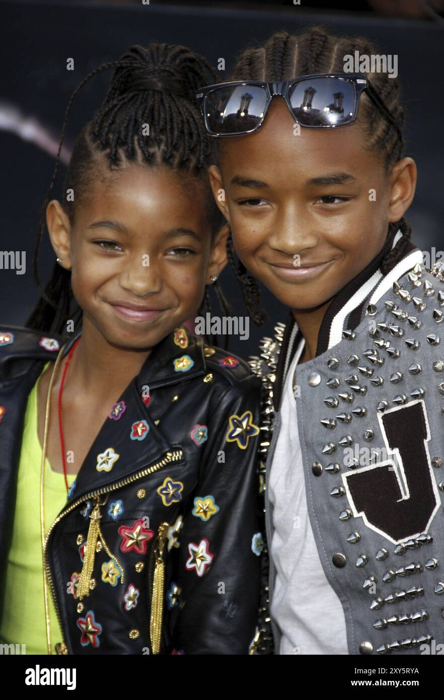 Willow Smith et Jaden Smith lors de la première à Los Angeles de 'The Twilight Saga : Eclipse' qui s'est tenue au Nokia Theatre L.A. Live à Los Angeles le 24 juin Banque D'Images Willow Smith et Jaden Smith lors de la première à Los Angeles de 'The Twilight Saga : Eclipse' qui s'est tenue au Nokia Theatre L.A. Live à Los Angeles le 24 juin Banque D'Images