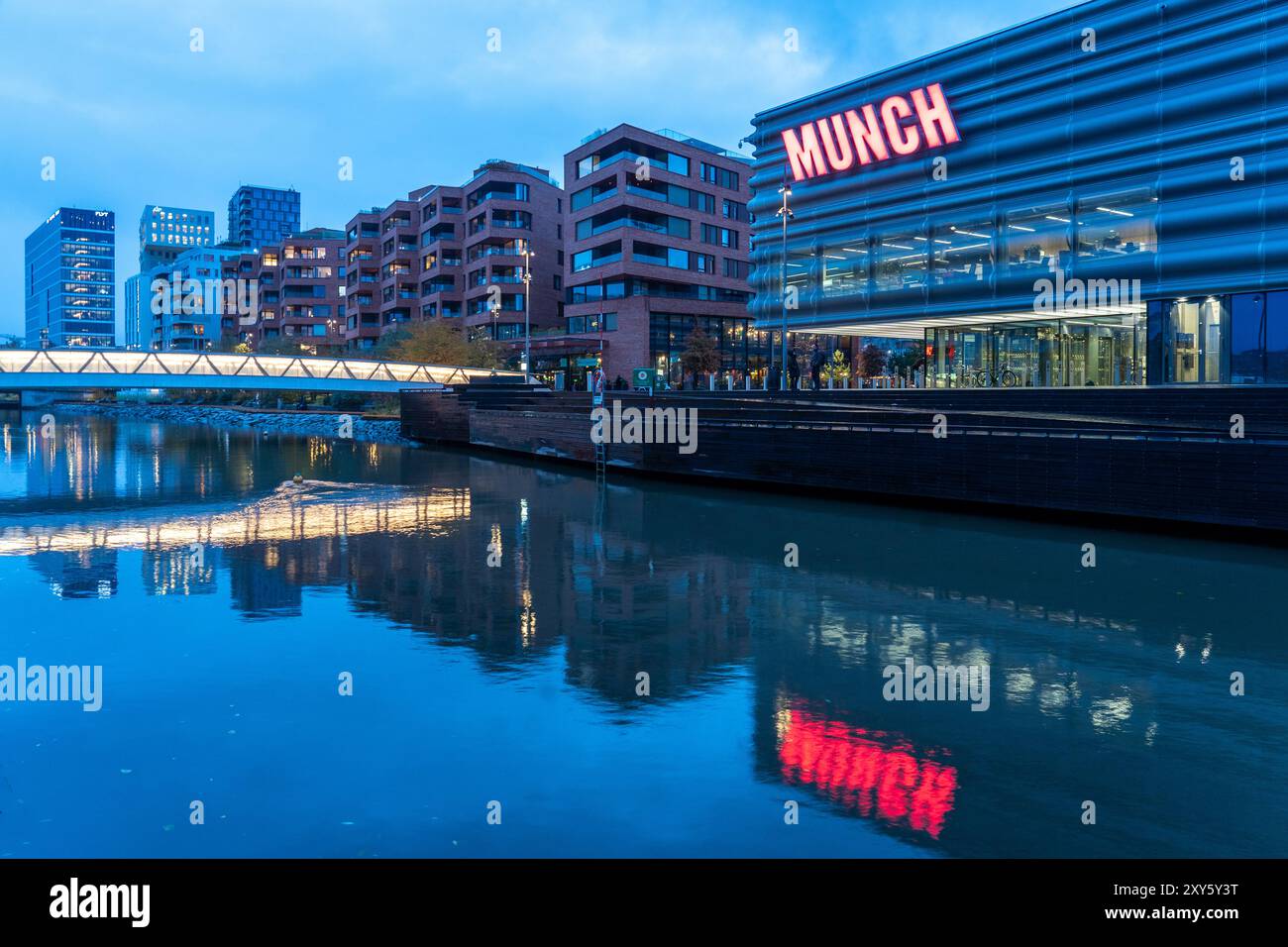 Musée Munch, Oslo, Norvège Banque D'Images