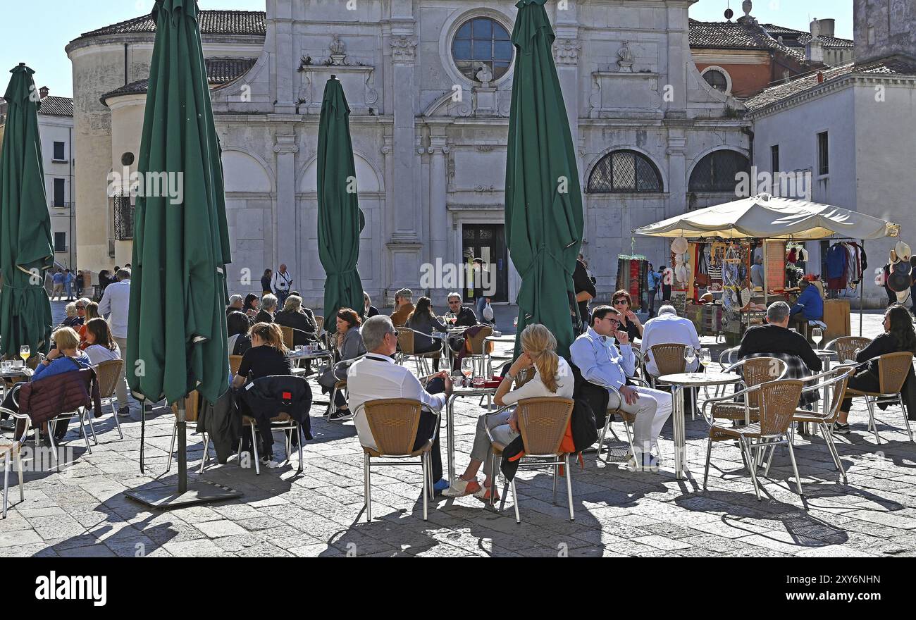 Kaffe im Freien Banque D'Images