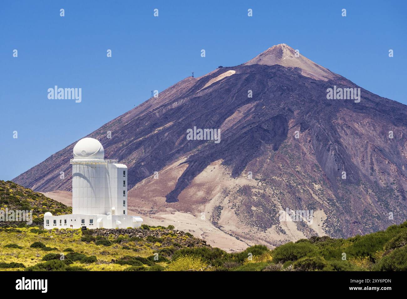 L'Observatorio del Teide sur Tenerife Banque D'Images