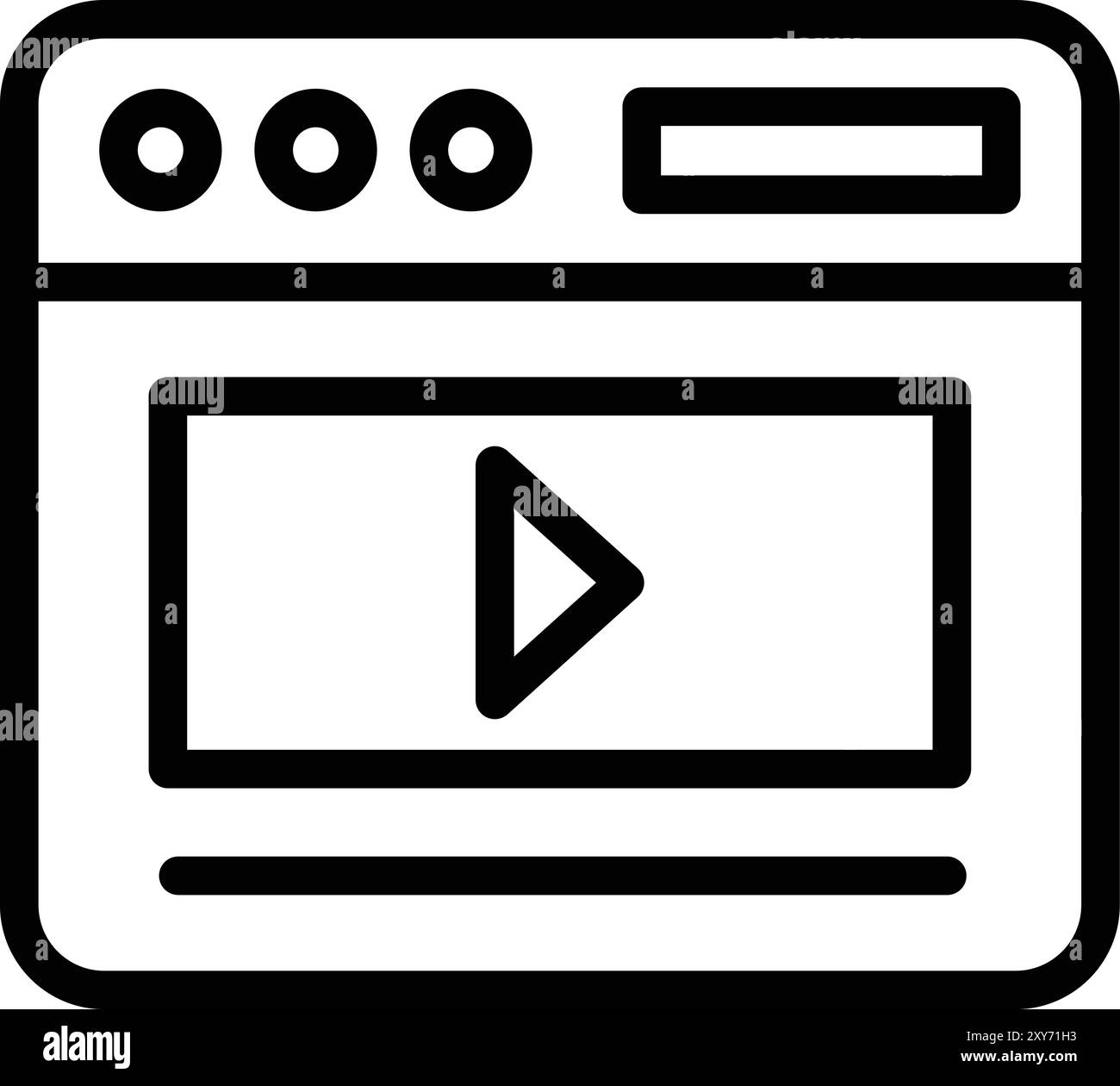 Illustration de conception d'icône de vecteur de marketing vidéo Illustration de Vecteur