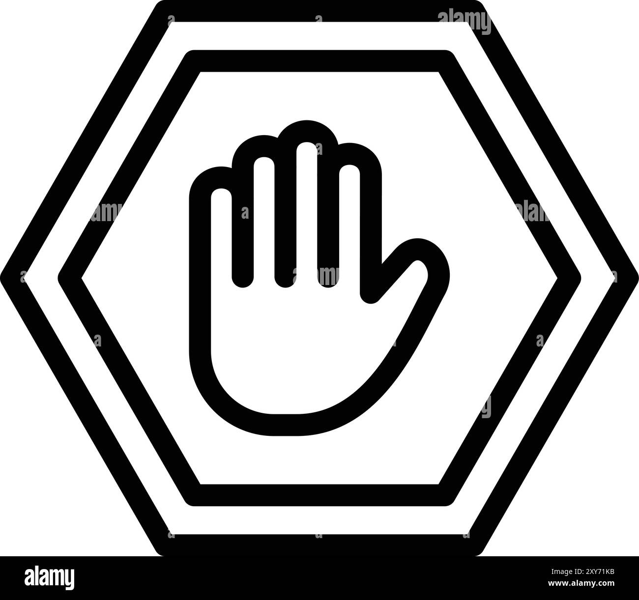 Illustration de conception d'icône de vecteur de bloc publicitaire Illustration de Vecteur