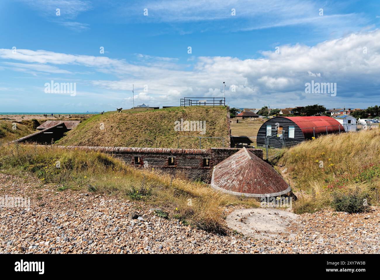 Fort de Shoreham à l'entrée du port de Shoreham West Sussex Angleterre Banque D'Images