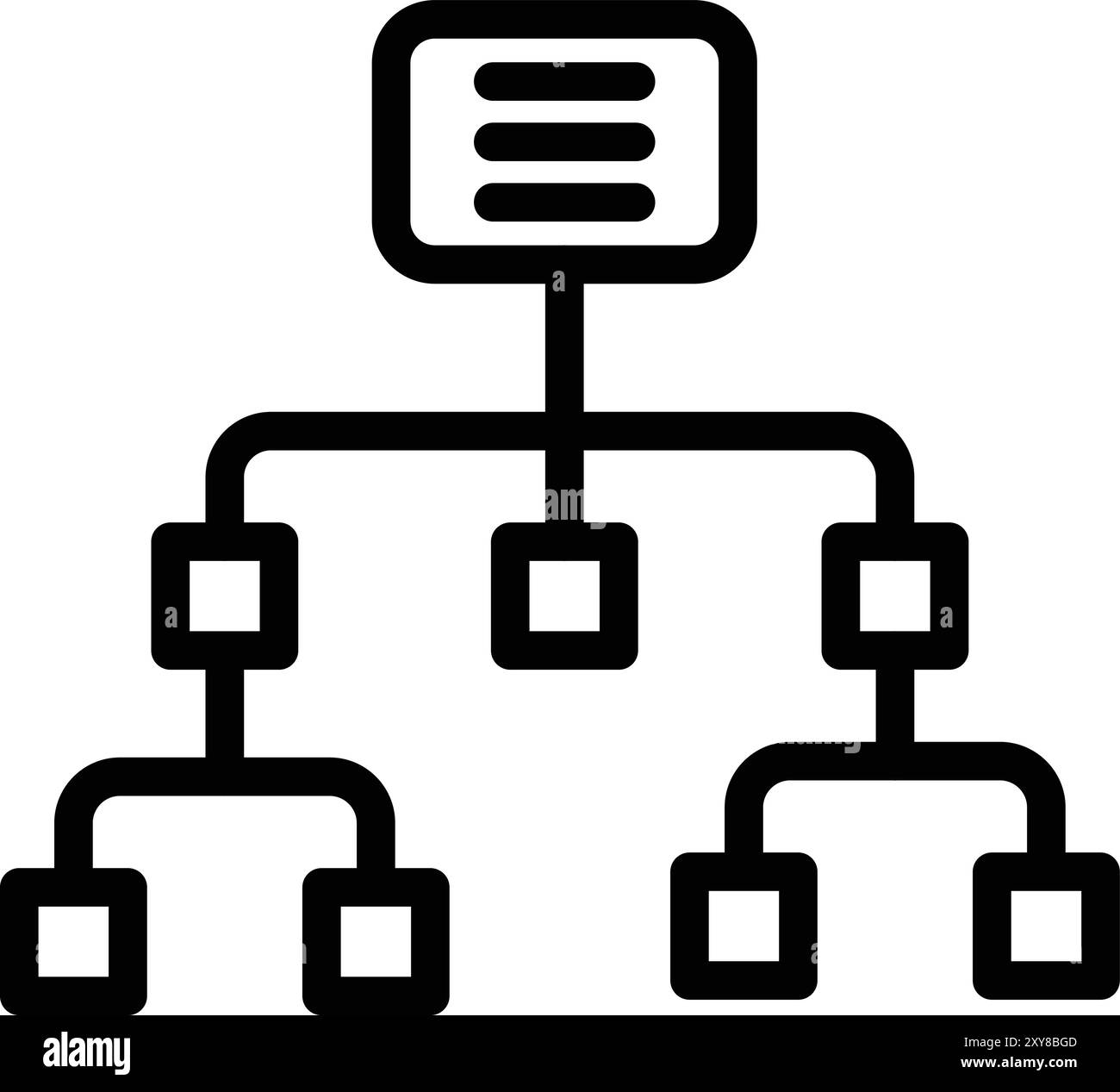 Sitemap Vector Icon Design illustration Illustration de Vecteur