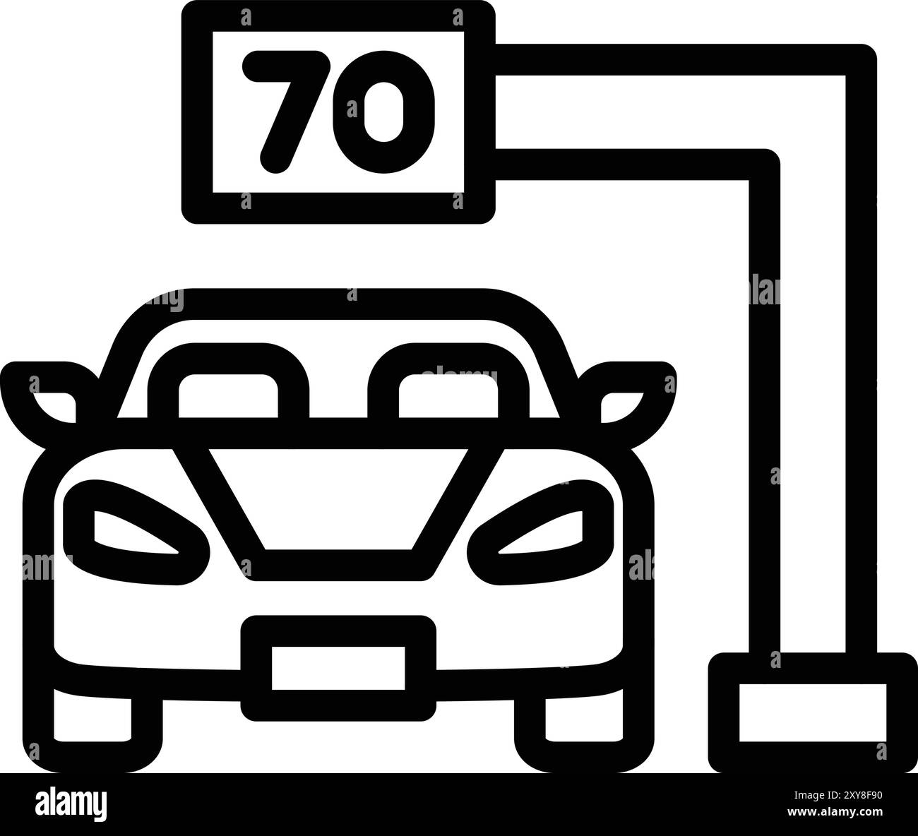 Icône vectorielle de caméra de vitesse illustration de conception Illustration de Vecteur Icône vectorielle de caméra de vitesse illustration de conception Illustration de Vecteur