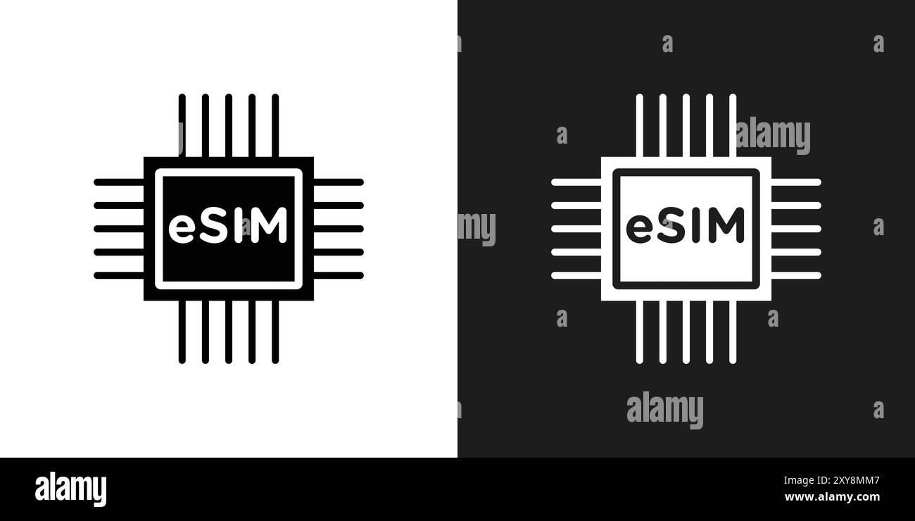 Contour de vecteur de signe de logo d'icône GADE en noir et blanc Illustration de Vecteur
